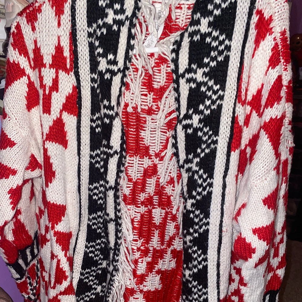 Holiday cardigan